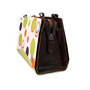 Miche Classic Shell – Retro Dots Print with Green Trim